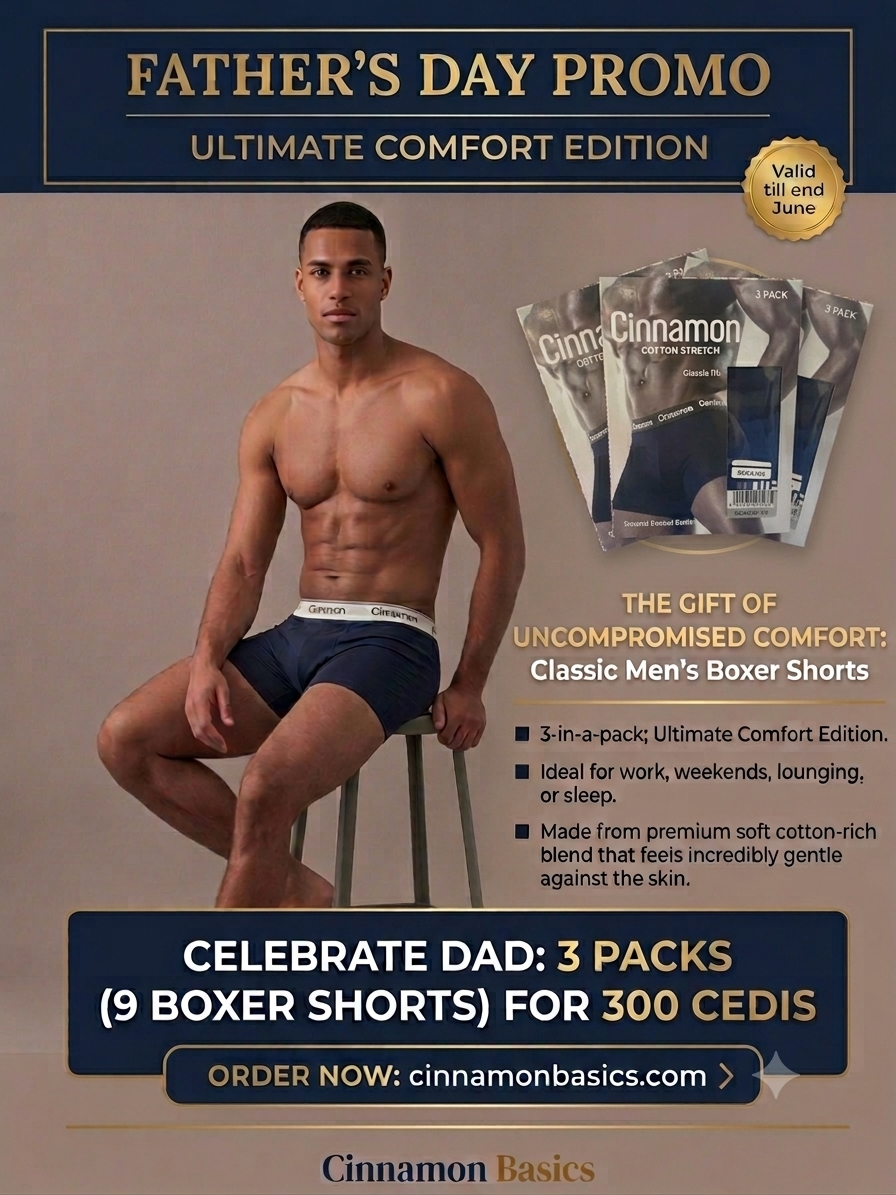 Men Boxer Shorts 3X (3pcs/pack)
