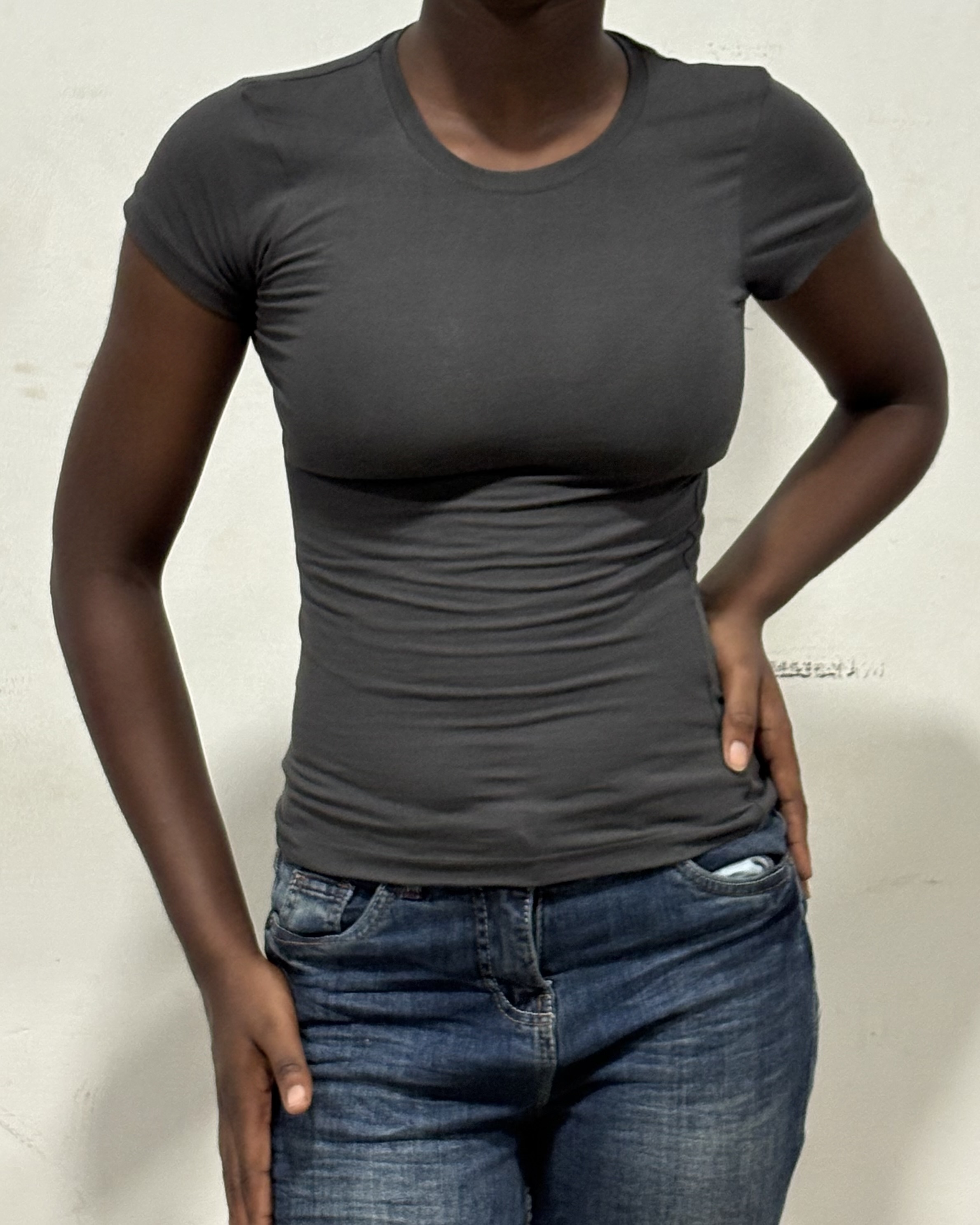 Women Basic Top (Grey)